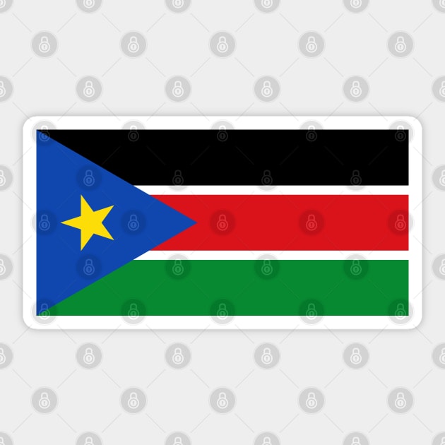 Flag of South Sudan Sticker by COUNTRY FLAGS